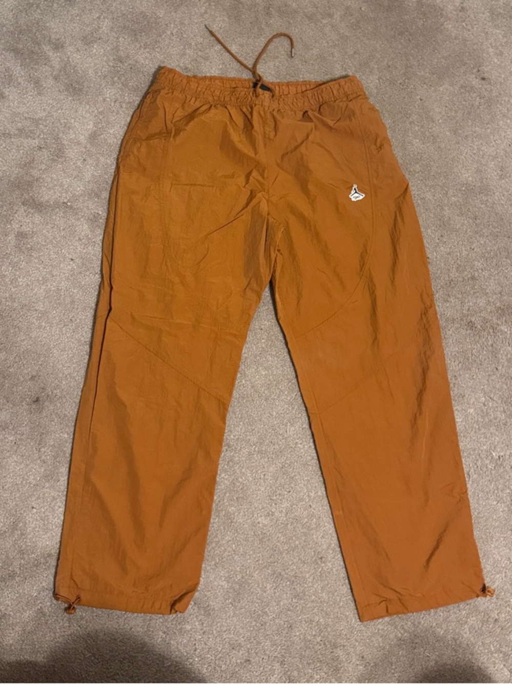 AIR JORDAN Men's Rust Drawstring Sweatpants